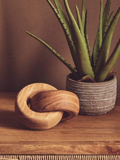 Empire Natural Wood Large Knot Decor