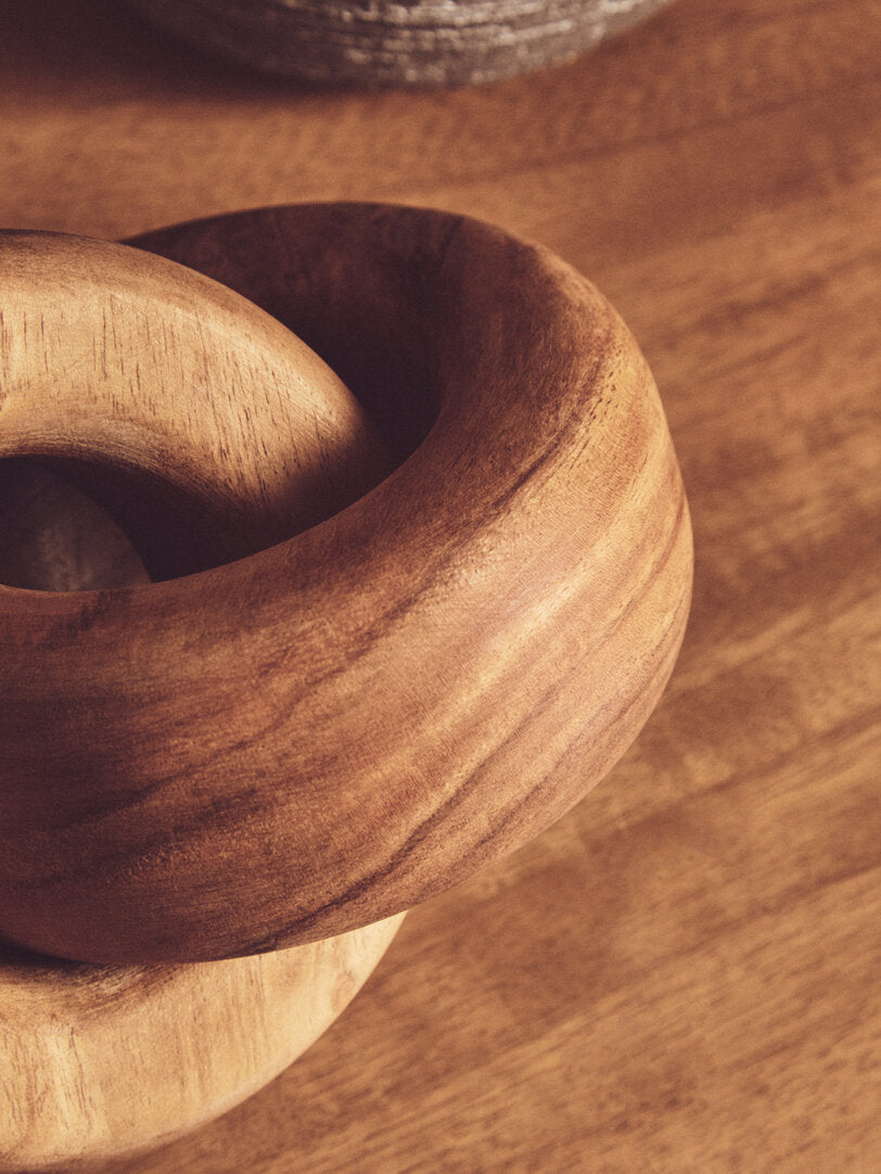 Empire Natural Wood Large Knot Decor