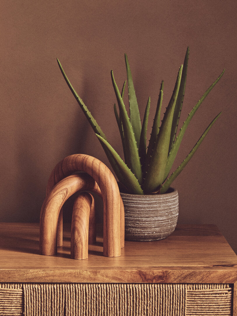 Empire Natural Wood Arch Sculpture