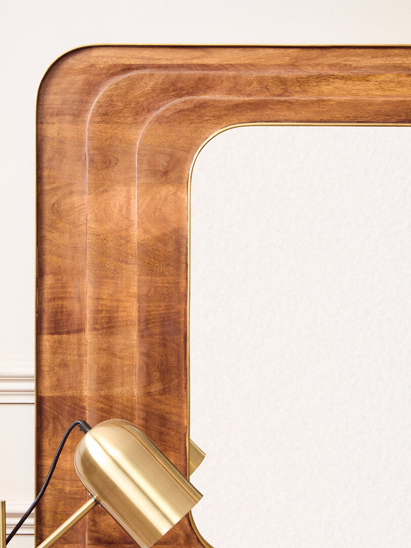 Haven Mango Wood Carved Wall Mirror