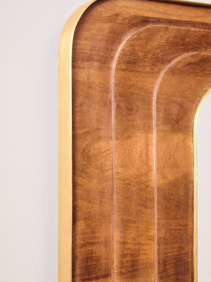 Haven Mango Wood Carved Wall Mirror