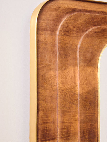 Haven Mango Wood Carved Wall Mirror