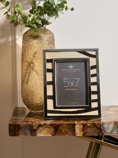 Chelsea Townhouse 5in x 7in Zebra Design Photo Frame