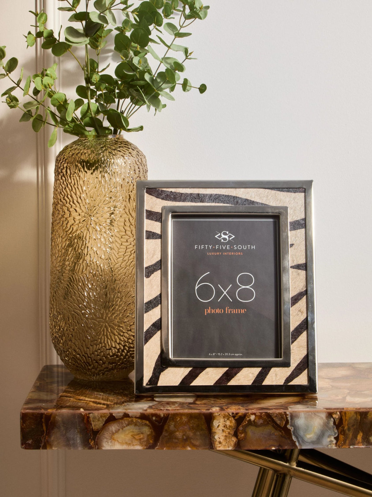 Chelsea Townhouse 6in x 8in Zebra Design Photo Frame