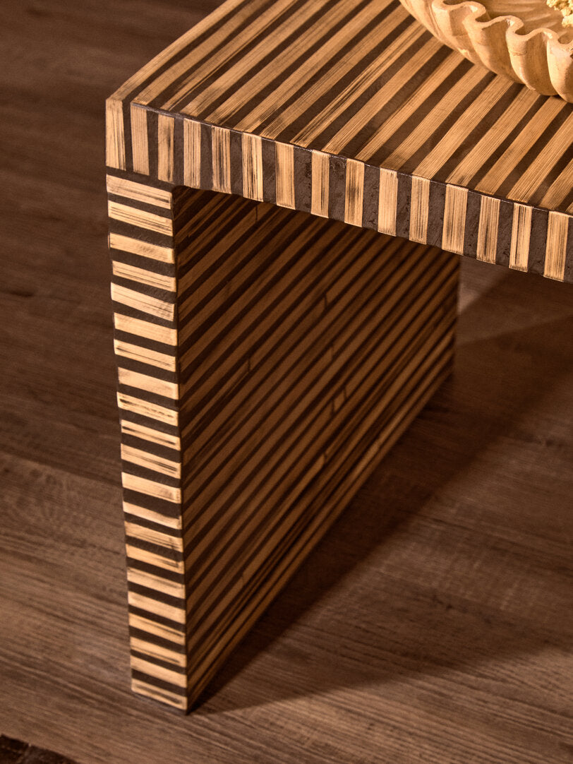Grove Bamboo Inlay Side Table