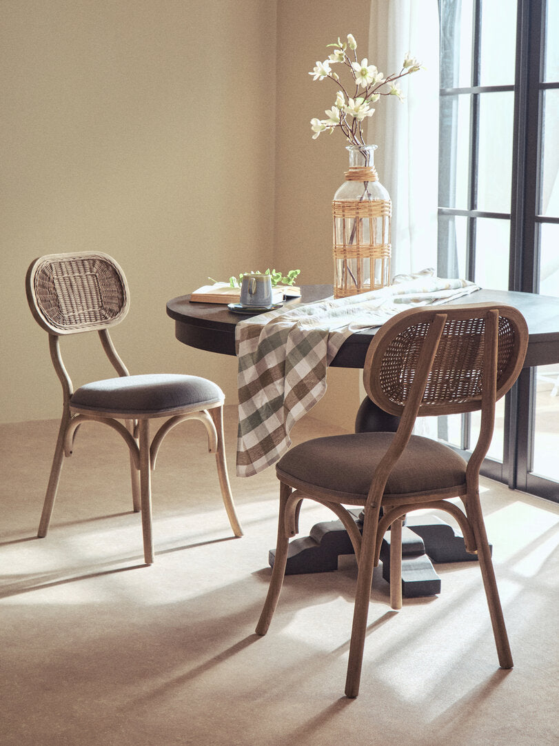 Pacific Grey Wash Elm Wood Dining Chair