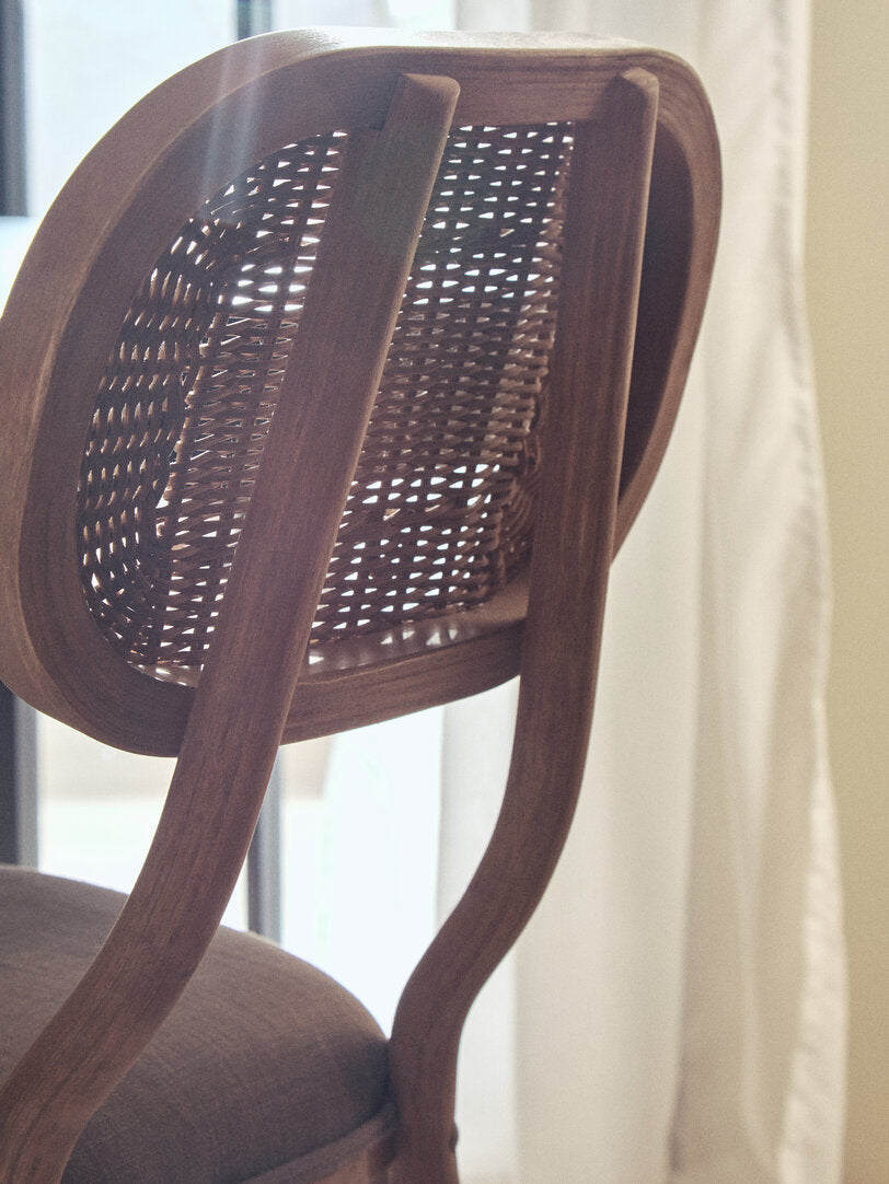 Pacific Grey Wash Elm Wood Dining Chair