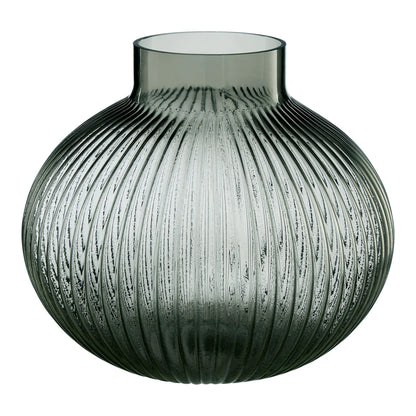 Brume Large Smoked Grey Glass Vase