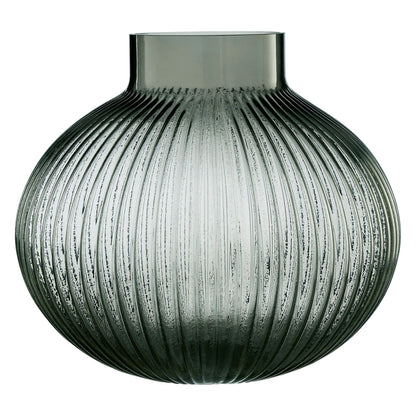 Brume Large Smoked Grey Glass Vase