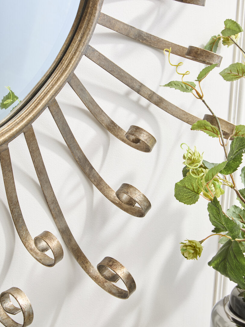 Solaris Spoke Style Wall Mirror