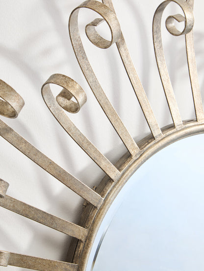Solaris Spoke Style Wall Mirror
