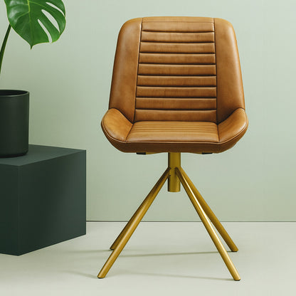 Dakota Brown Leather Chair