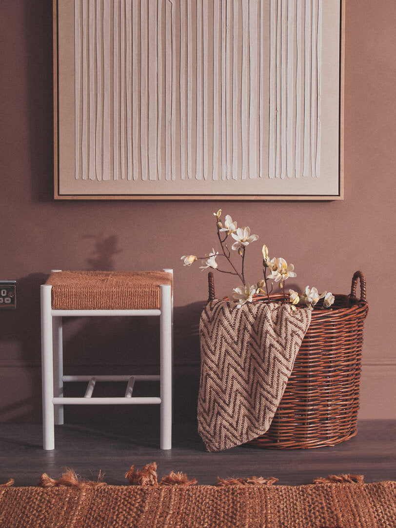 Sierra Beige Woven Throw