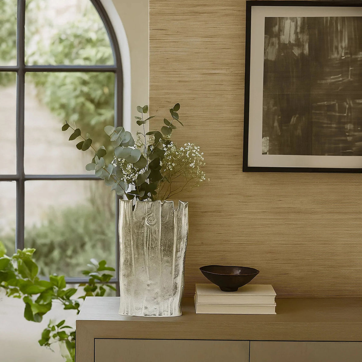 Argentum Large Silver Vase