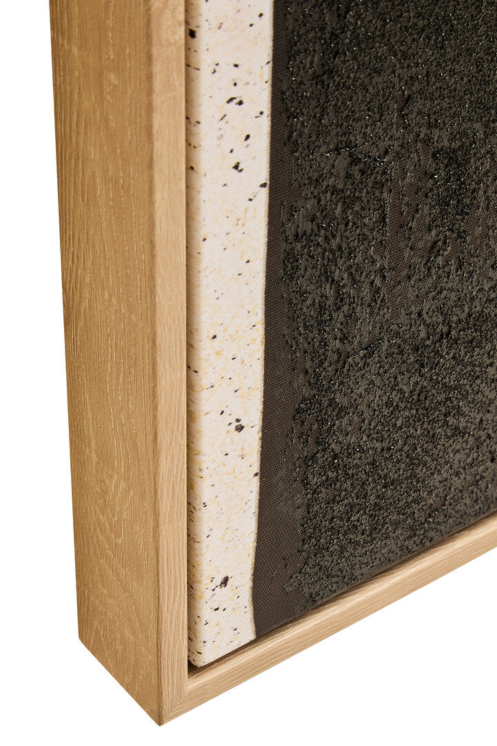 Modernist Black and Cream Wall Art