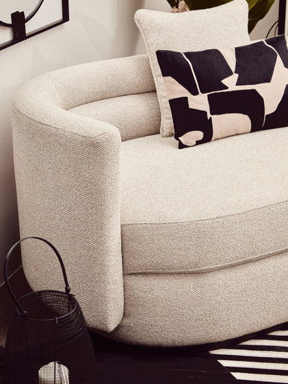 Zola Natural And Black Cushion