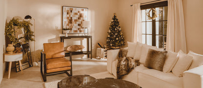 Folia Mocha Ombre Rectangular Fur Cushion