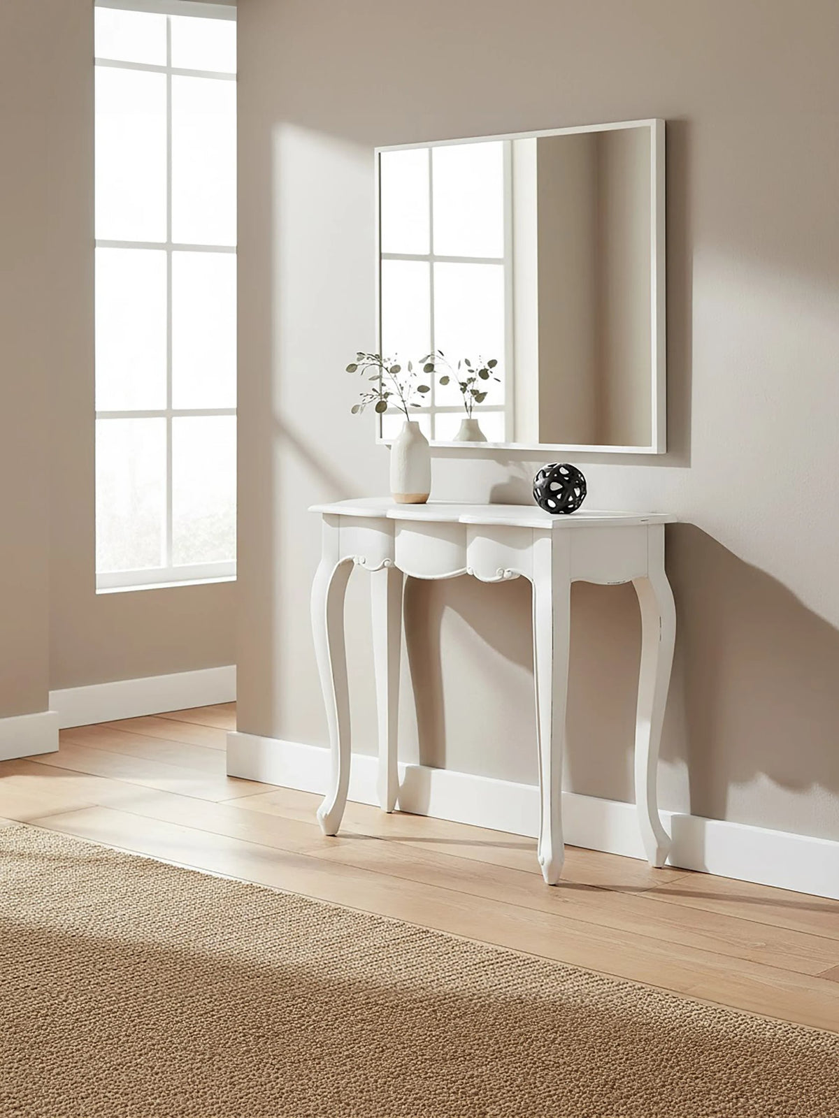 Seine White Console Table