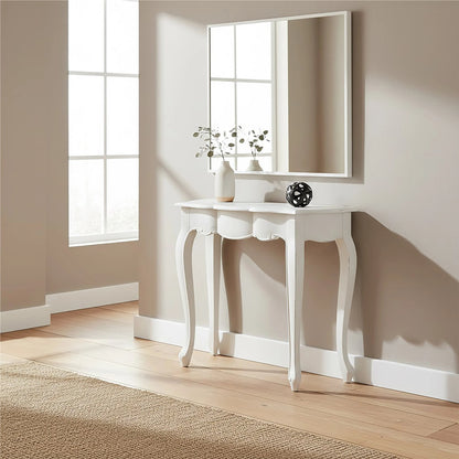 Seine White Console Table