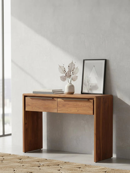 Jaipur Sheesham And Acacia Console Table with Drawers