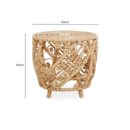 Rinjani Large Natural Rattan Table