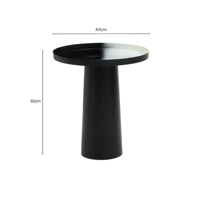 Arbor Black And White Ombre Side Table
