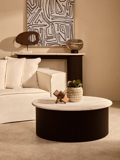 Bloom Large Cream Textured Ceramic Planter