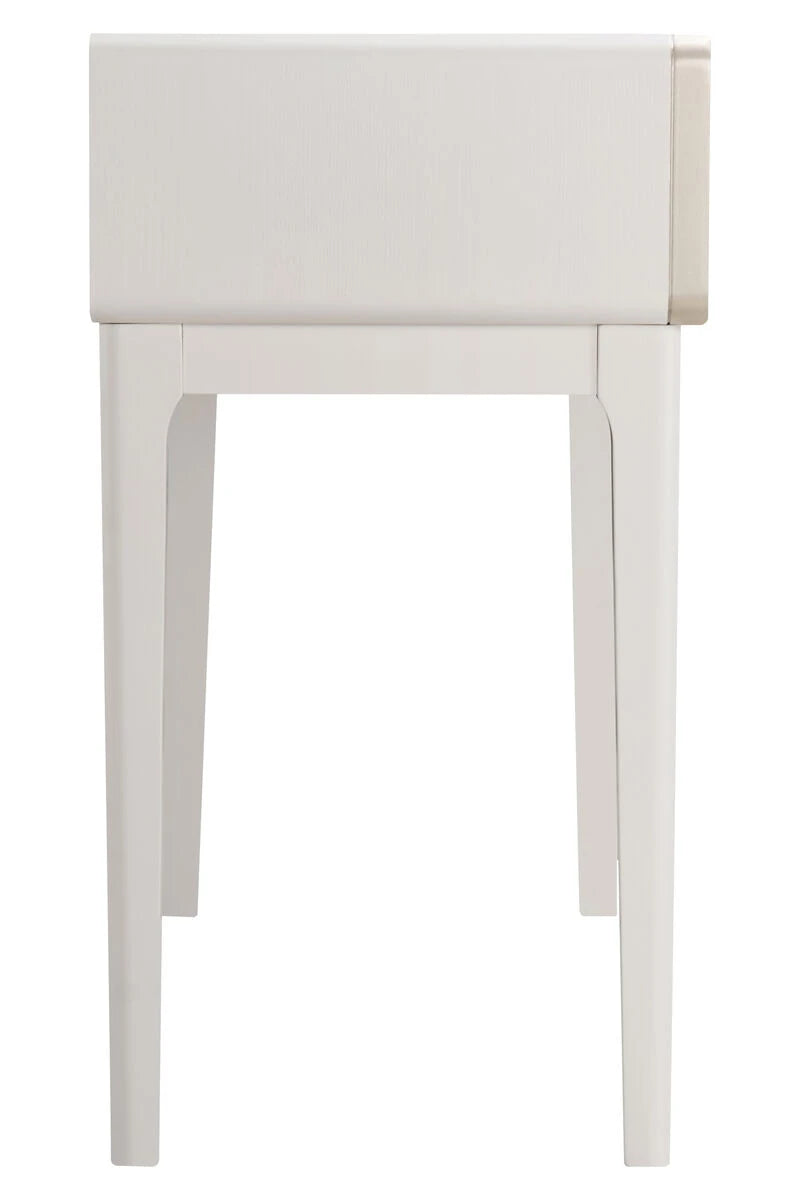 Avenor Ivory Wood Veneer Two Drawer Dressing Table