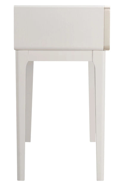 Avenor Ivory Wood Veneer Two Drawer Dressing Table
