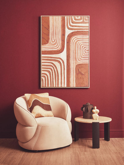 Cavello Chocolate Marble Abstract Sculpture