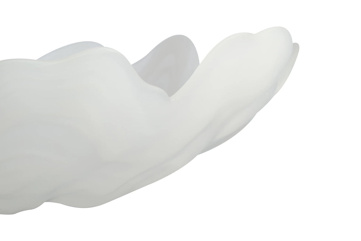 Lunelle Fluted White Glass Plate