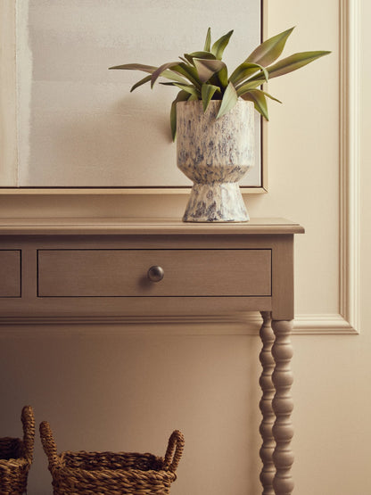Dunelle Small Beige Speckled Planter