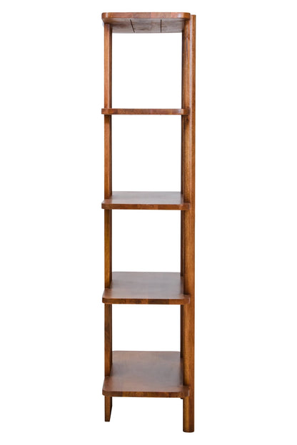Garda Five Tier Mango Wood Shelf Unit