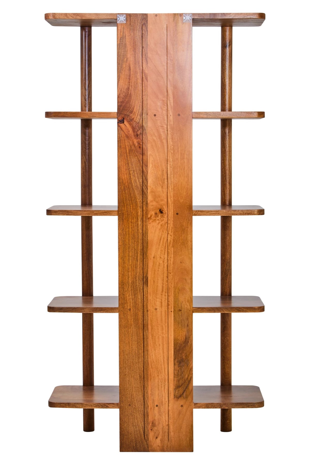 Garda Five Tier Mango Wood Shelf Unit