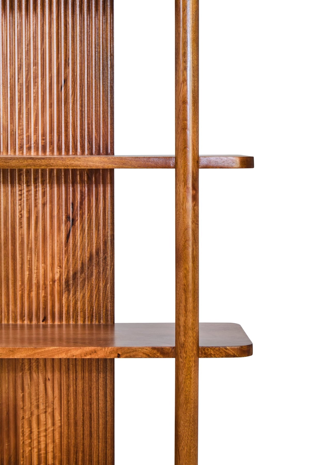 Garda Five Tier Mango Wood Shelf Unit