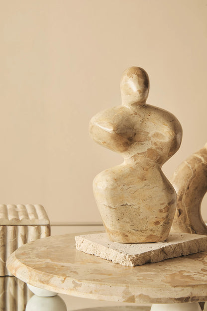 Cavello Chocolate Marble Abstract Sculpture