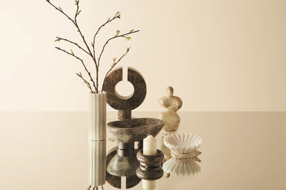 Cavello Chocolate Marble Abstract Sculpture