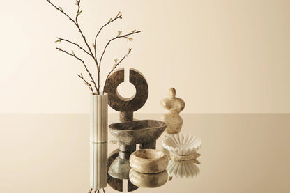 Cavello Chocolate Marble Abstract Sculpture