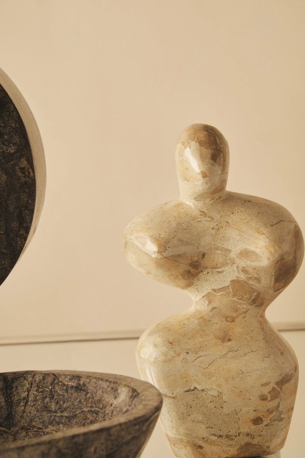 Cavello Chocolate Marble Abstract Sculpture