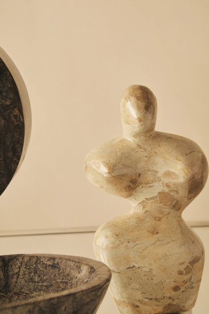 Cavello Chocolate Marble Abstract Sculpture