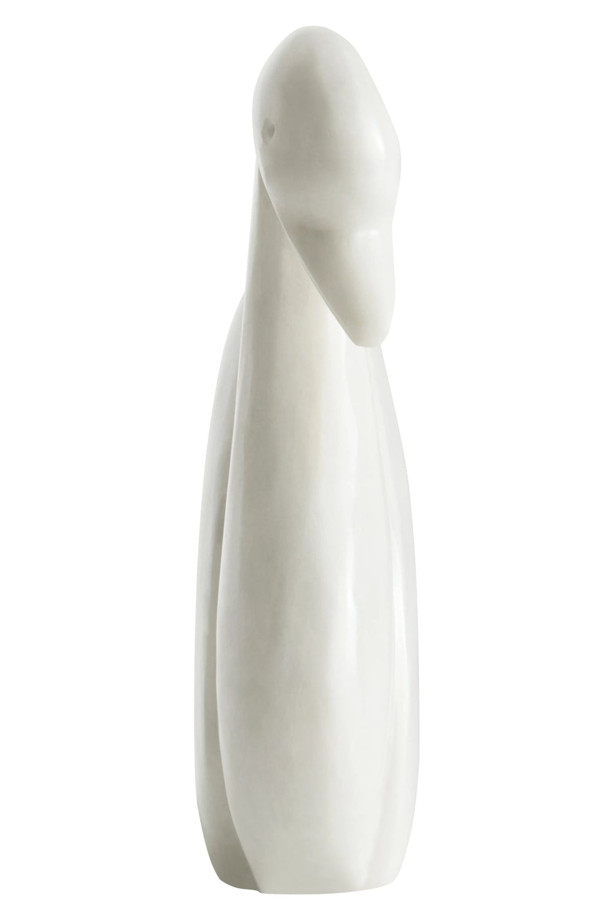 Carrara White Marble Decorative Swan