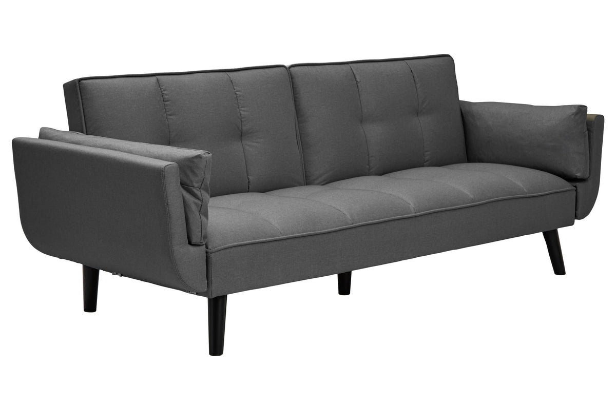 Marlowe 3 Seat Dark Grey Sofa Bed