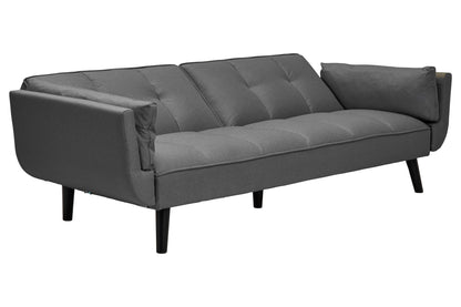Marlowe 3 Seat Dark Grey Sofa Bed