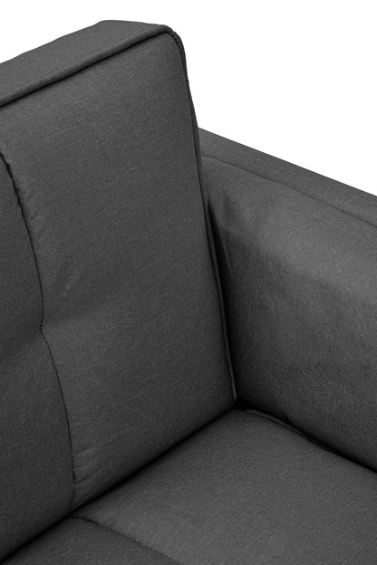 Marlowe 3 Seat Dark Grey Sofa Bed