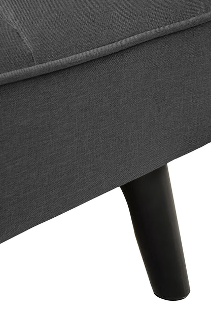 Marlowe 3 Seat Dark Grey Sofa Bed