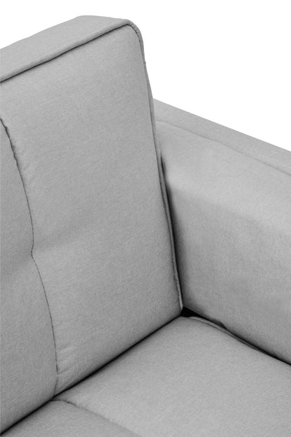Marlowe 3 Seat Light Grey Sofa Bed