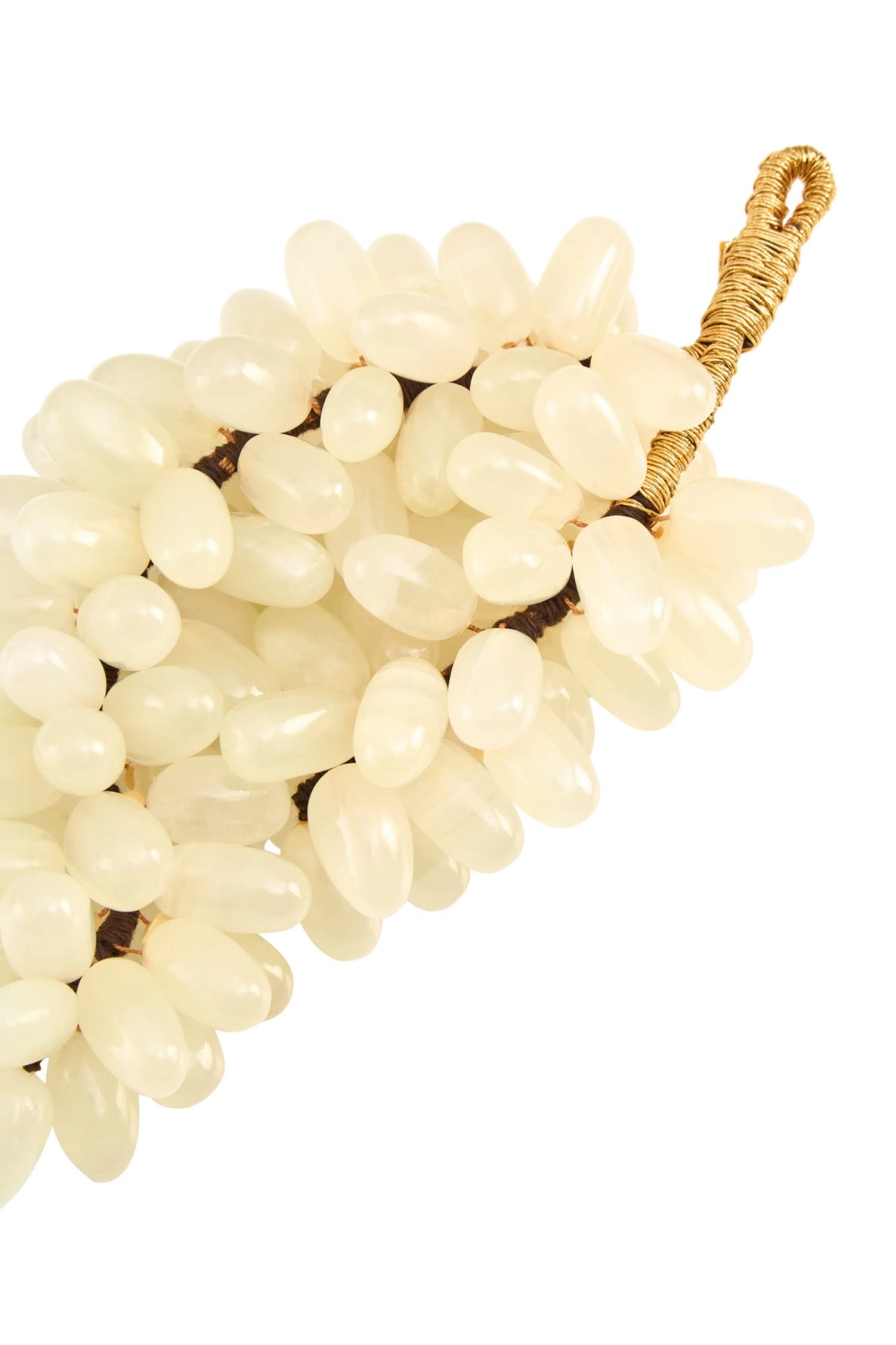Pomona Large White Onyx Decorative 100 Grapes