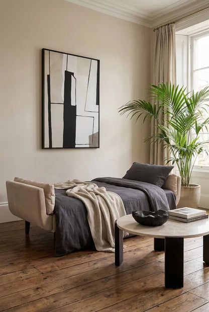 Marlowe 3 Seat Beige Sofa Bed