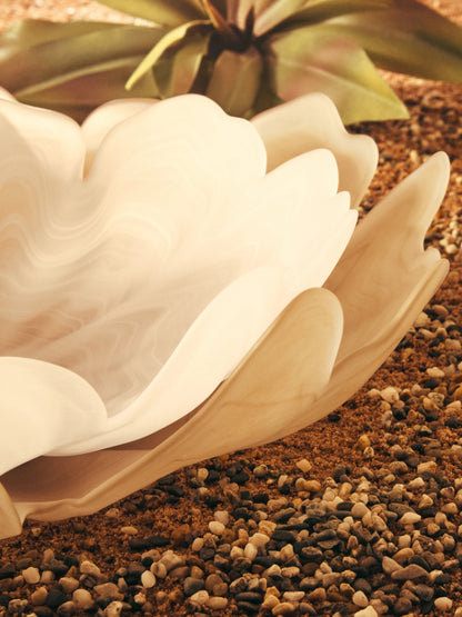 Lunelle Natural Fluted Glass Plate
