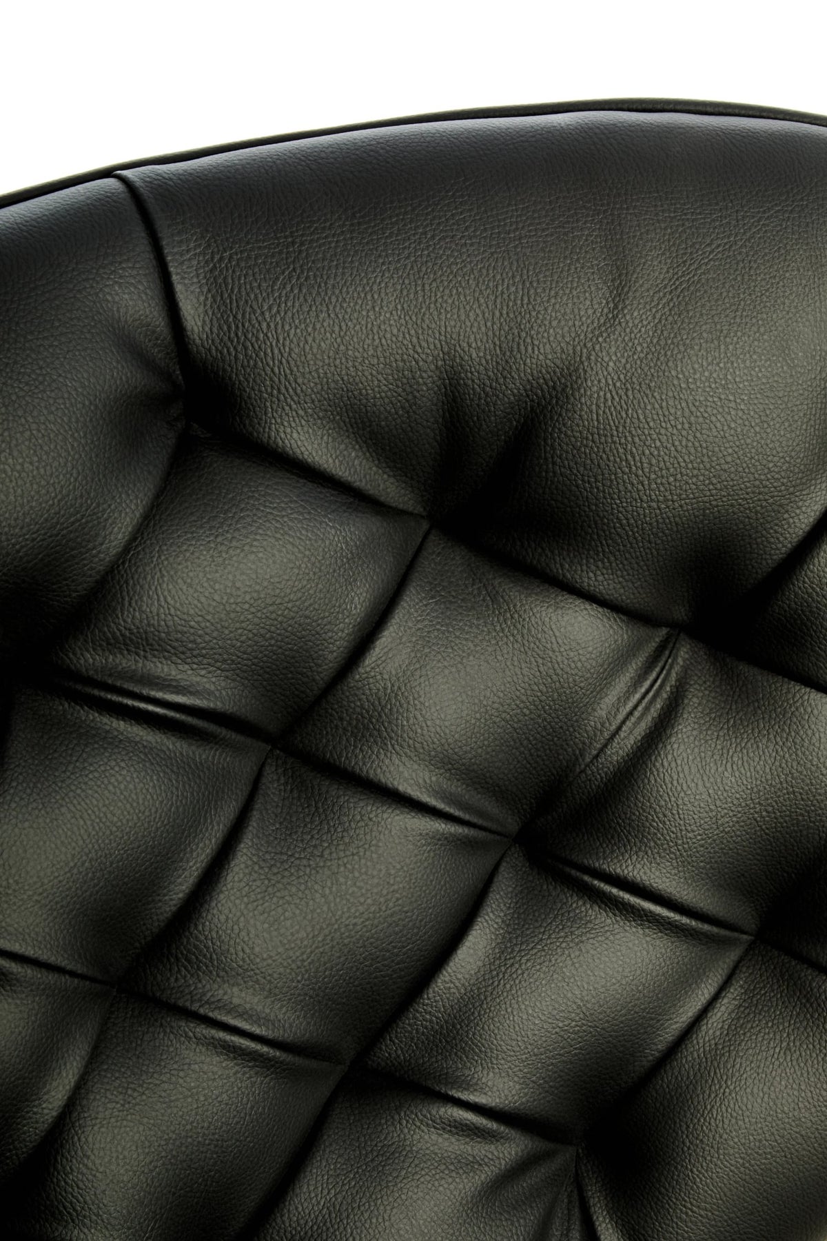 Ashbourne Black Leather Effect Chair with Elm Wood Frame